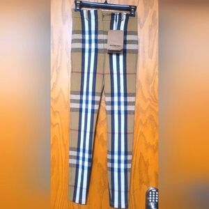 Burberry Check Pants Womens Size 2